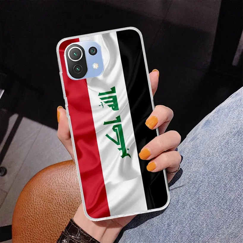 Чехол для телефона с национальным флагом Ирака Xiaomi Redmi Note 10 9S 9 8T 8 Pro 7 5 Mi 12T 11T 10T 9T 12 11