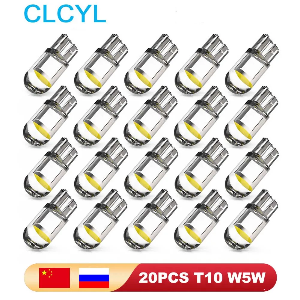 Автомобильный внутренний светодиодный светильник CLCYL T10 W5W для G30 E39 E87 E90 E60 E36 5W5