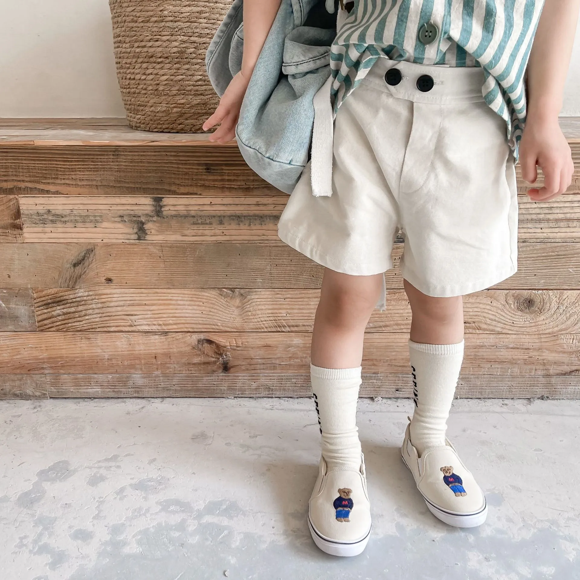 

Детские шорты из хлопка и льна, на возраст 1-7 лет