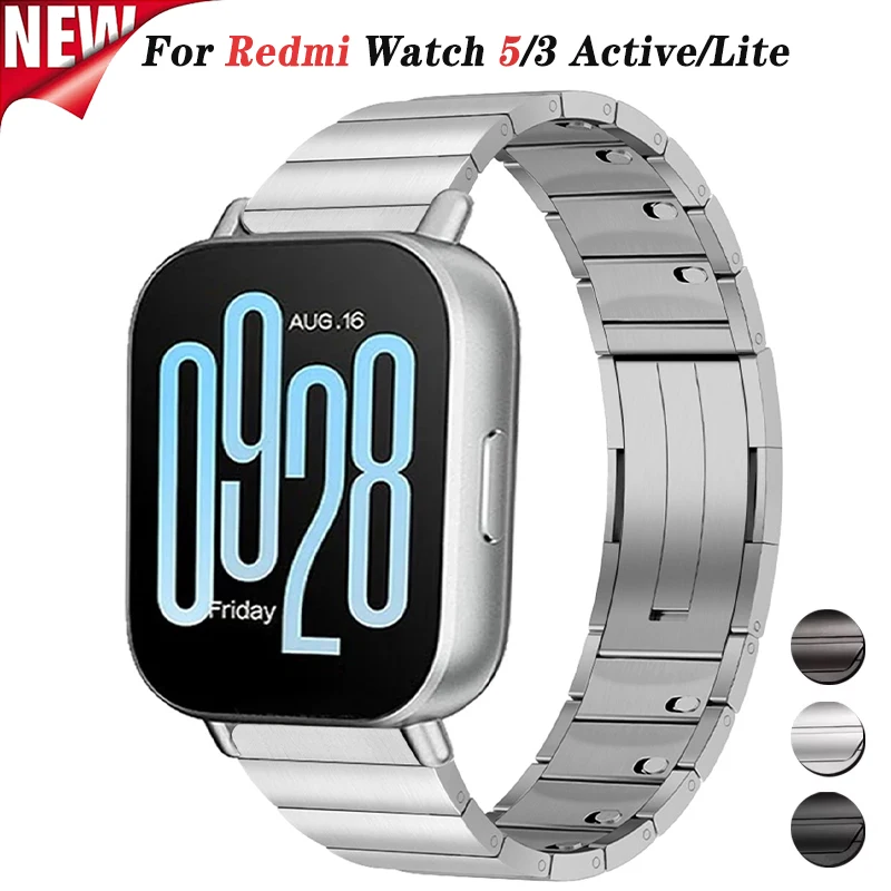 Металлический ремешок CAOWTAN для Redmi Watch 5