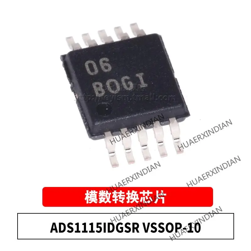 

10 шт./лот новый оригинальный ADS1115IDGSR Тип BOGI MSOP10 16ADC в наличии