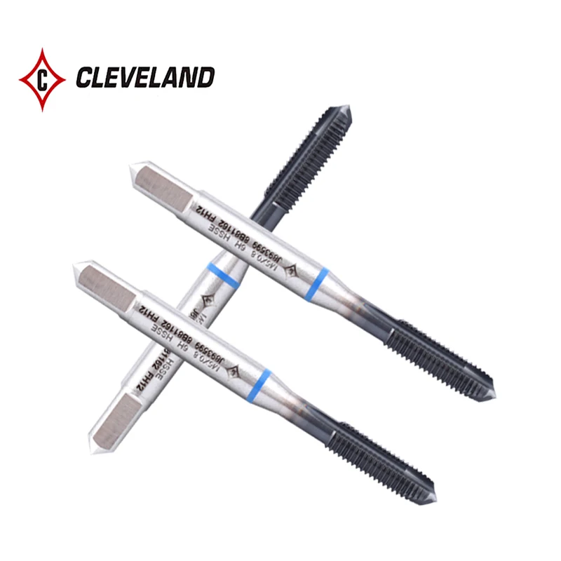 CLEVELAND HSSE-M35 со спиральным остроконечным метчиком JP M3 M4 M5 M6 M8 M10 M12 M14 M16 Машинные