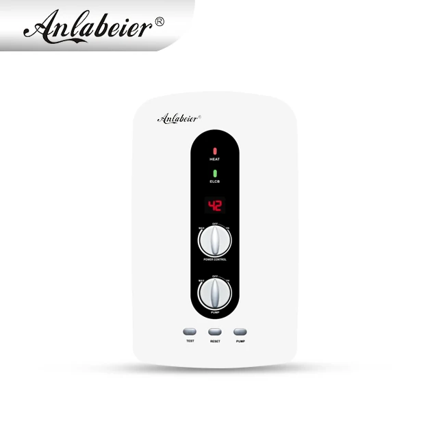 

4.5kW-5.5kW Sri Lanka market built-in pump booster instant water heater shower for bathroom