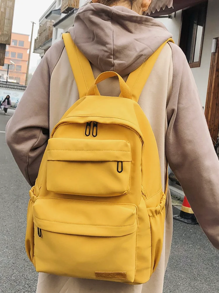 

2022 Fashion Backpack Canvas Women Backpack Anti-theft Shoulder Bag New School Bag For Teenager Girls School Backapck Female
