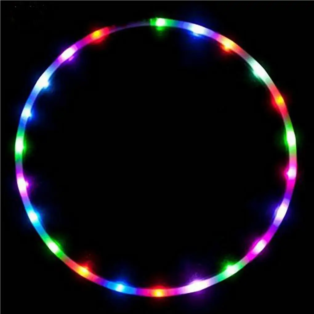 

Body Shaping Ladies LED Slimming Hoop Home Gym Female Trainer Tools Women Training Hoops Bodybuilding Accessories 14 lamps