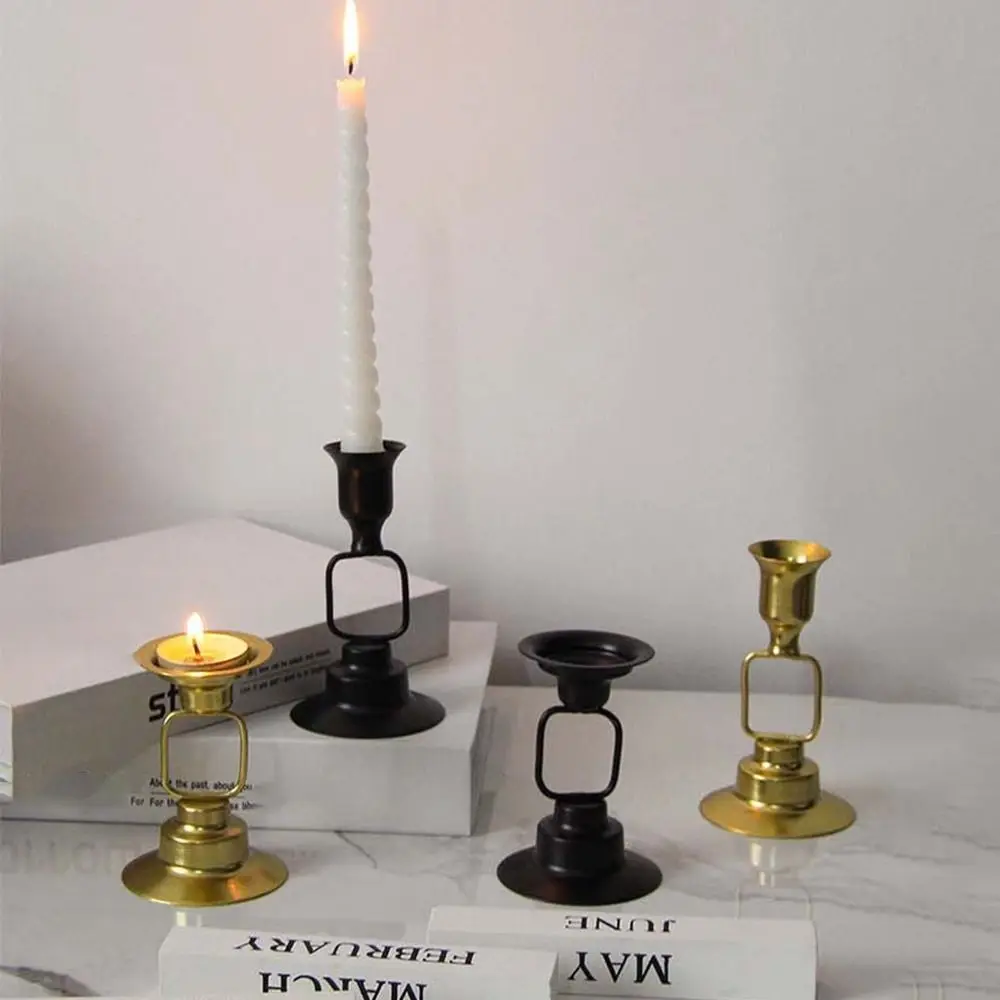 2 шт./компл. изысканный полый подсвечник уникальный простой Tto использование во