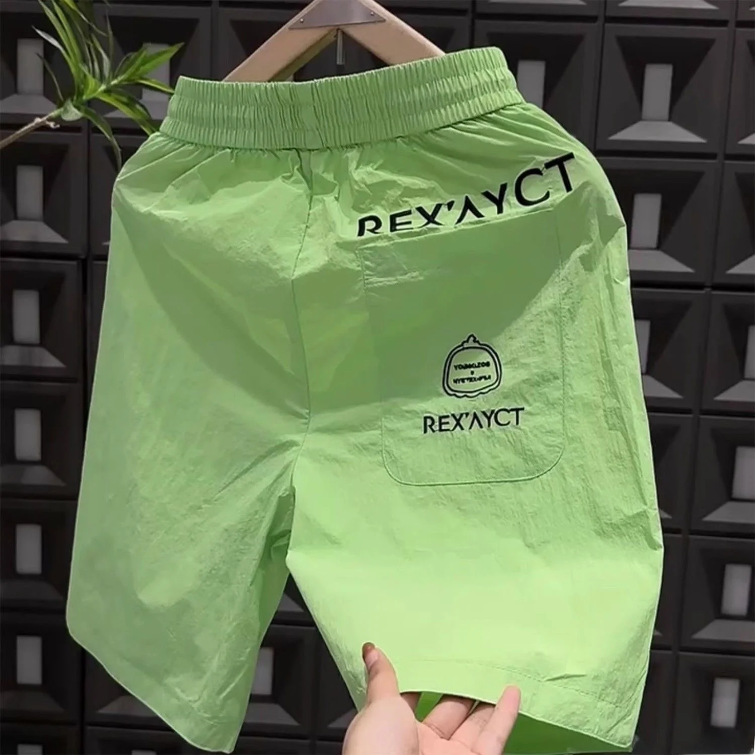 Новые летние шорты Pu Shuai Quick-Drng мужские тонкие повседневные дышащие пляжные брюки