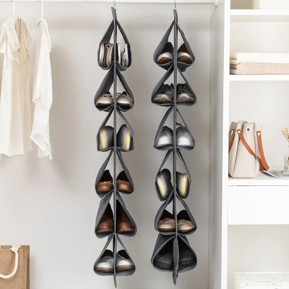 

Shoe Storage Bags Closet Organizer Hanging Dormitory Door Hanger Wall Pocket