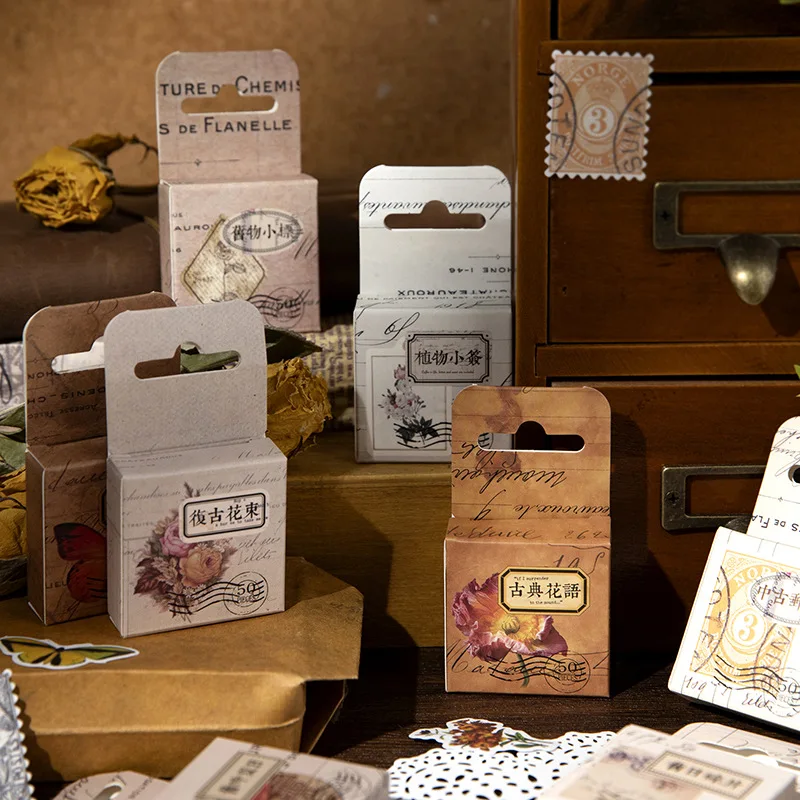 

Коллекционные предметы серии влюбленных, 48 шт., декоративные наклейки в винтажном стиле, альбом для скрапбукинга, дневник, альбом, журнал, пл...