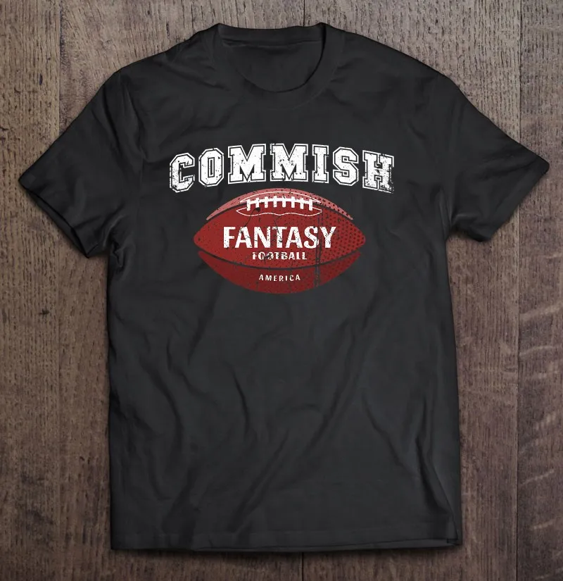 

Футболка мужская оверсайз с надписью «Football Commish»