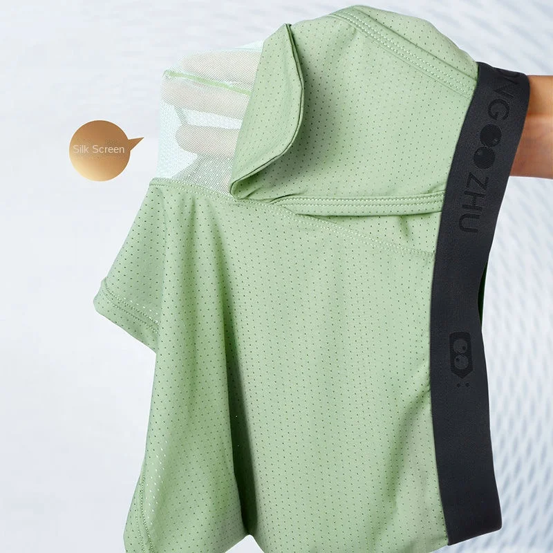 Men's Underwear Separation Open Crotch Underwear Ice Silk Breathable Cooling Improve Sperm Vitality Underwear Trunk Boxer Men's