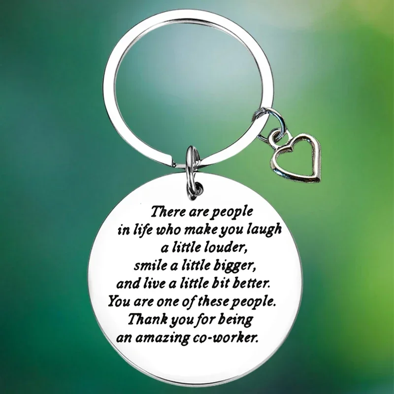Коллега оставляющий Подарки брелок коллега друзья босс попрощайтесь подвеска