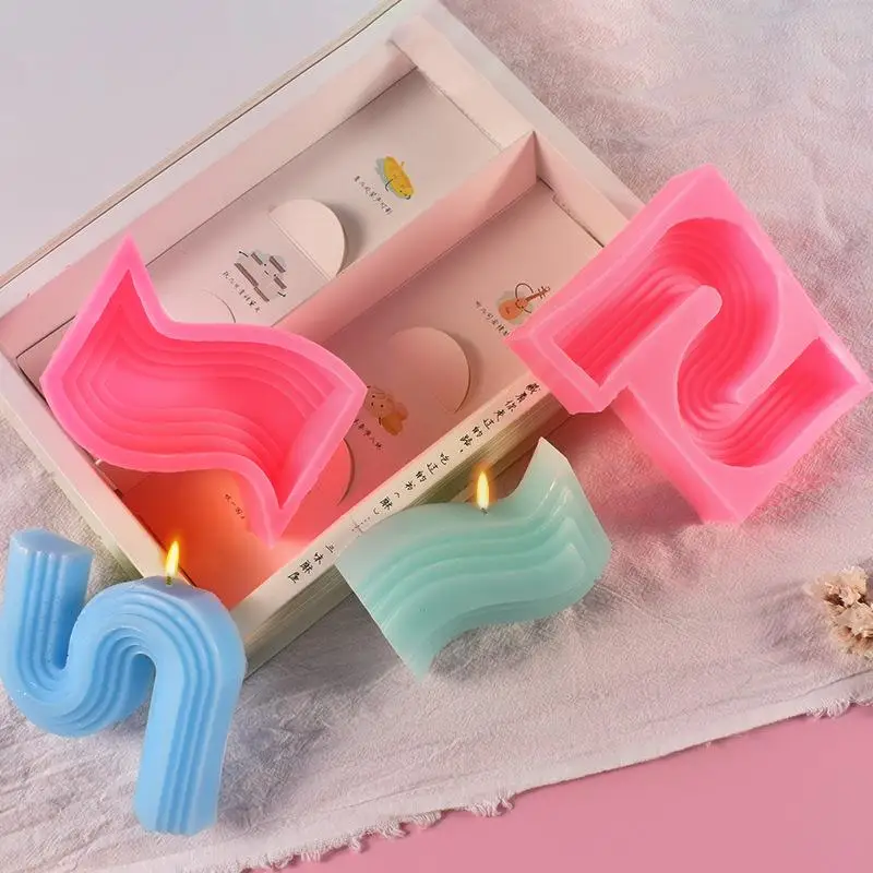 Сделай Сам ароматическая форма геометрической формы для свечей силиконовая