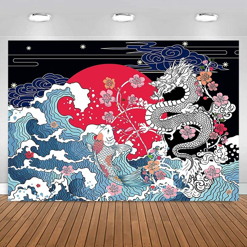 

Сказочный дракон гобелен декорация стена искусственный домашний баннер для спальни гостиной фотография фон