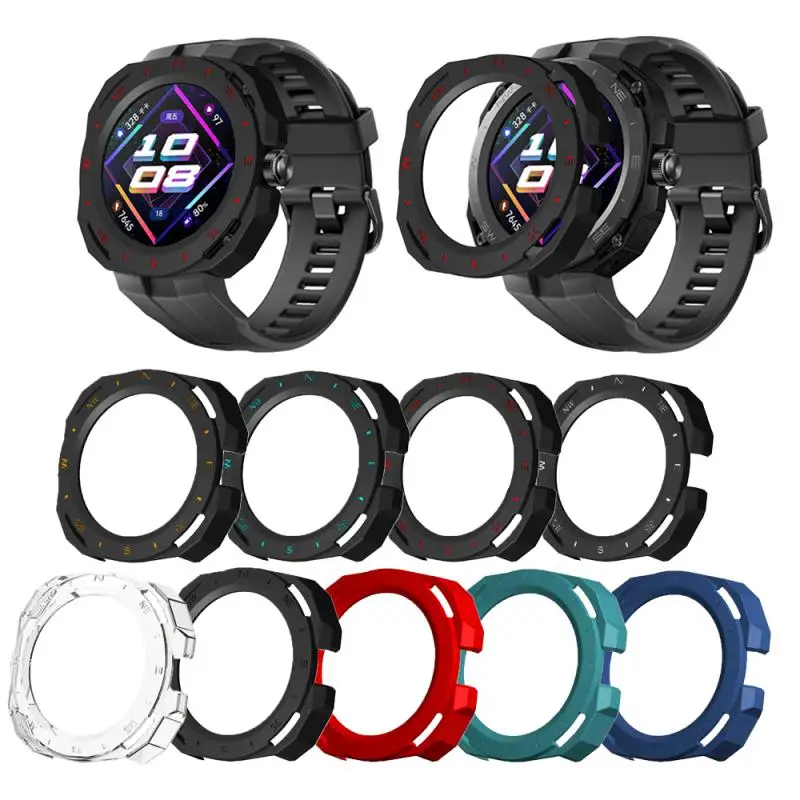 

Soft TPU Case Protective Watch Case Full Screen Smart Watchband Protector Cover Bumper Accessories For Huawei Watch Cyber
