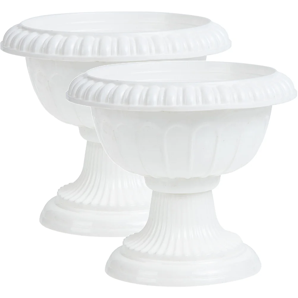 Римский горшок пластиковый для посадки растений на открытом воздухе садовый