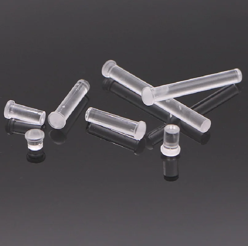 

100 шт./лот светодиодная осветительная труба диаметром 3 мм RoHS прозрачная пластиковая круглая осветительная направляющая лампа