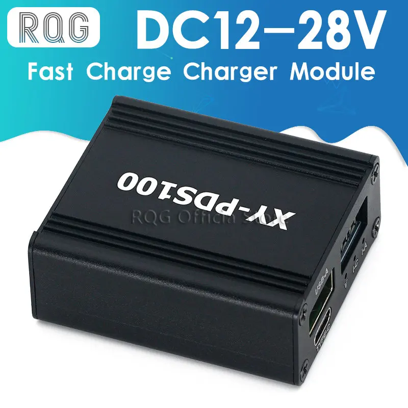 

DC12-28V 100W PD Car Charger Desktop Dual Port VOOC PD3.0 Flash Charge QC4+Step Down Module for Huawei SCP/FCP Apple PD Qualcomm