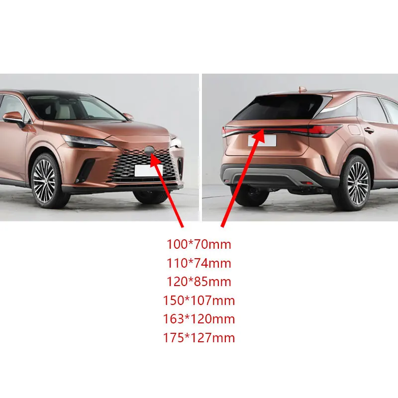 

Сменные аксессуары для LEXUS зеркало значок, LX470 570 LS NX200T IS350 LM300h ES GS LM UX260S, передние, задние, задние, автомобильные наклейки