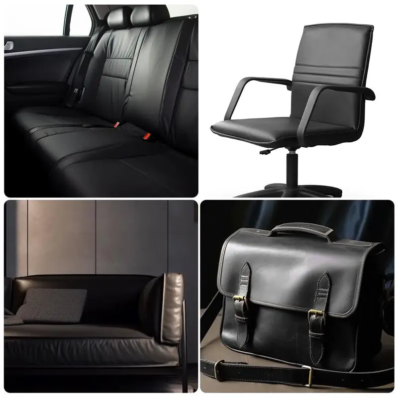 Самоклеящаяся Кожаная Ремонтная Лента Черная Для Диванов Автомобильных Сидений