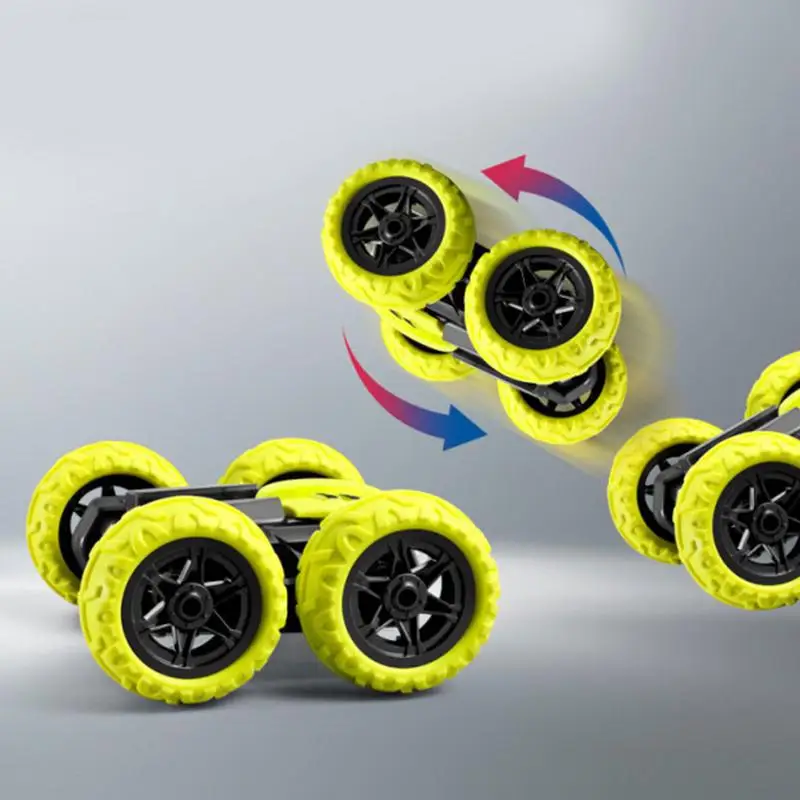 Автомобиль с дистанционным управлением двухсторонний вращающийся на 360 градусов