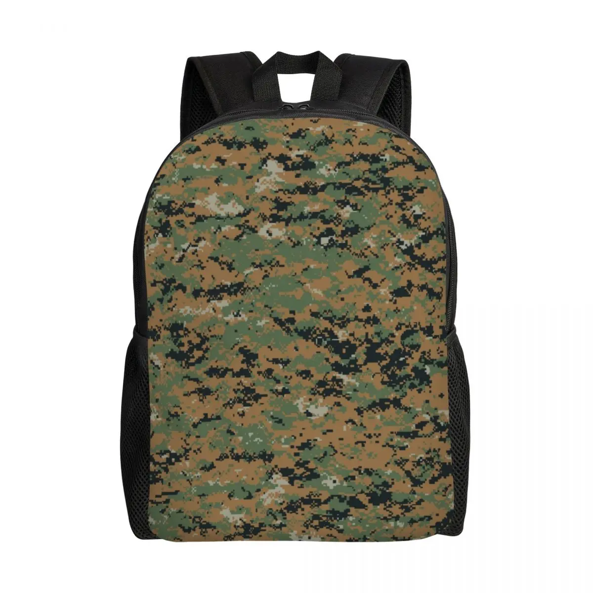 Customized Marpat Military Army Camo Backpack Women Men Fashion Bookbag for School College Woodland Camouflage Bags