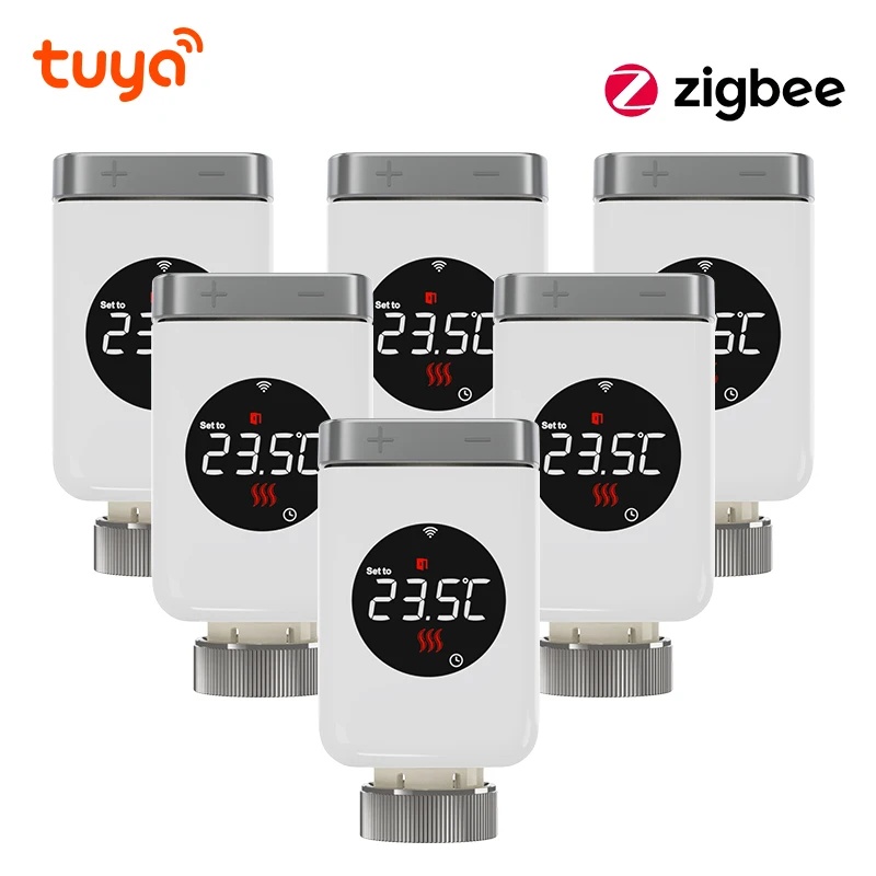 

ecobuy well Умный термостатический клапан для радиатора Tuya ZigBee