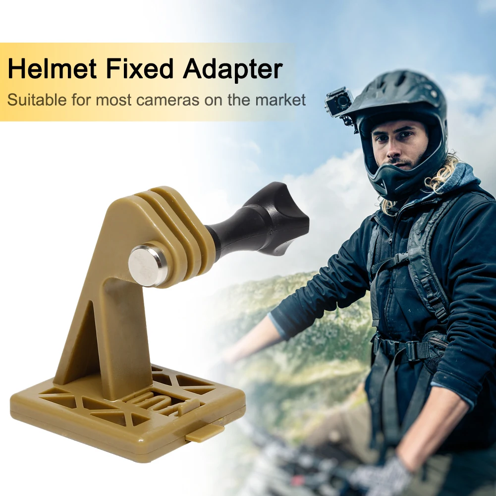 

Адаптер для камеры на шлем портативный кронштейн для шлема Базовый адаптер легкая нейлоновая пластиковая пружина для спорта на открытом во...
