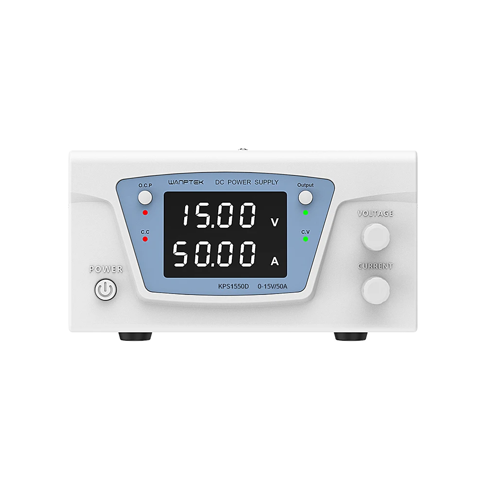 Регулируемый лабораторный источник питания Wanptek KPS1550D 0 ~ 15 в 50A 750 Вт Настольный