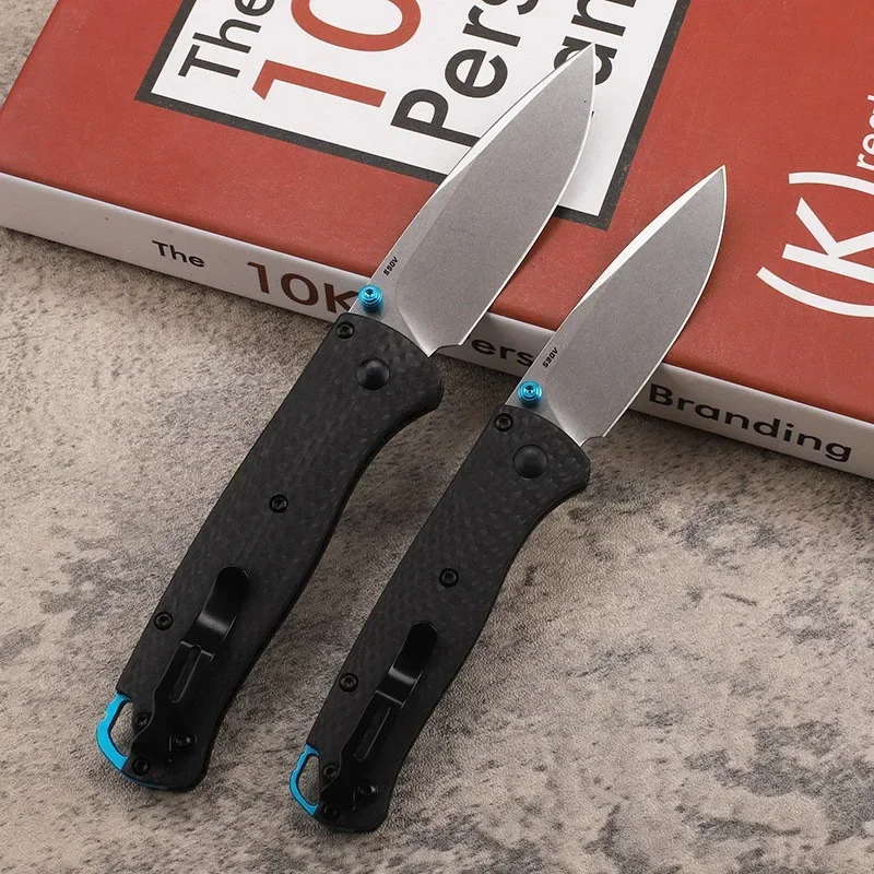 Складной нож S90V со стальным лезвием 60HRC с шарикоподшипником ручка из углеродного