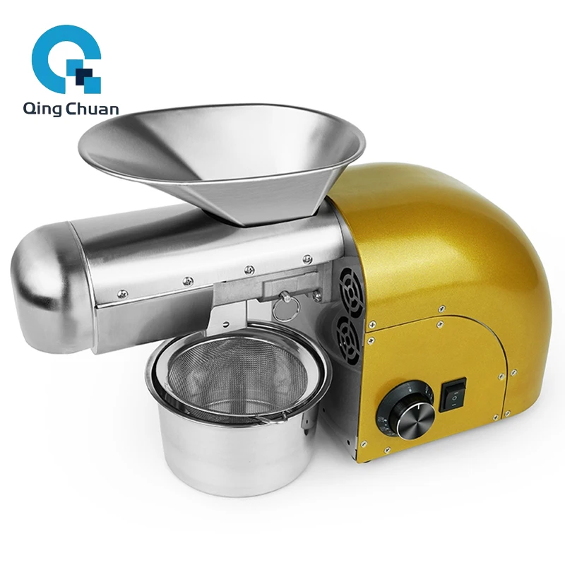 Пресс для масла 1250 Вт 5-8 кг за часы дома 220 В 110 холодная соковыжималка арахиса