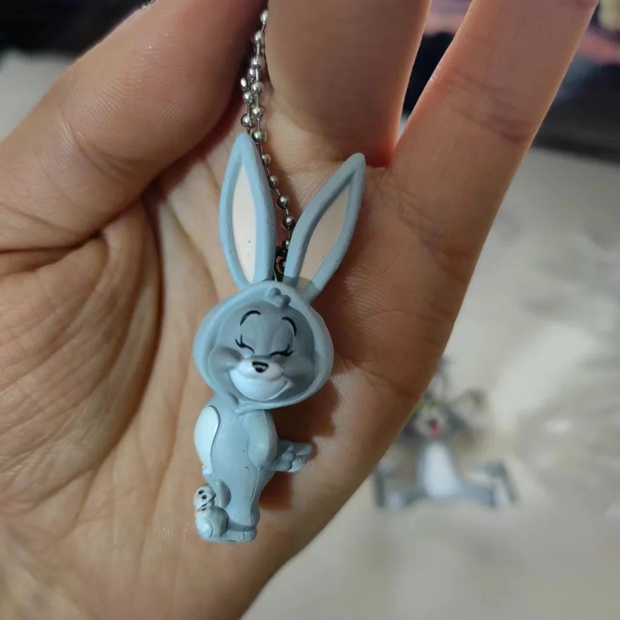 Подлинная игрушка-подвеска в виде кота и мыши из аниме версии Q Gacha