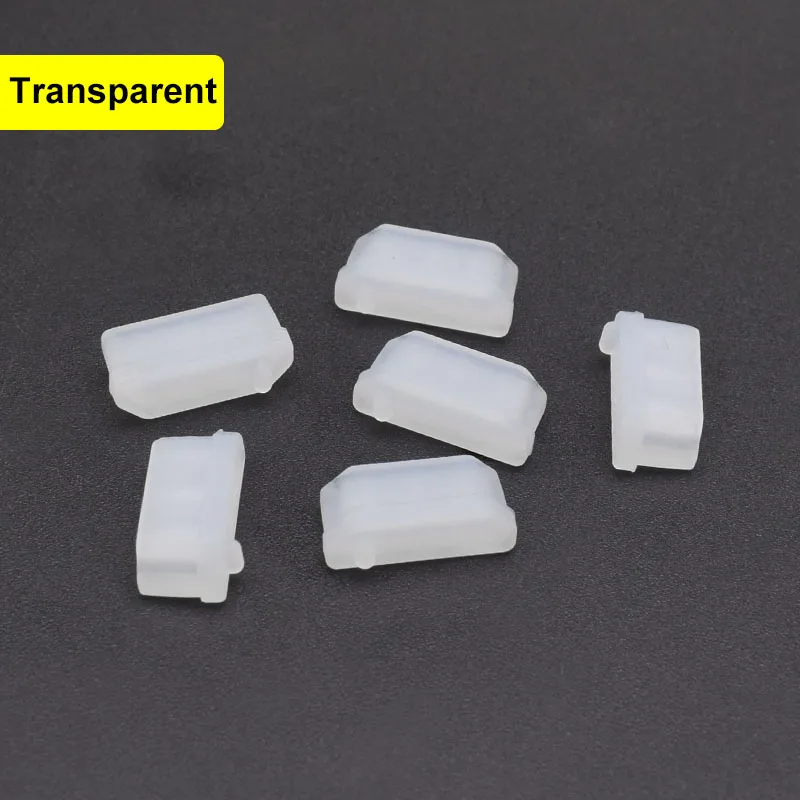 Защитный резиновый чехол Пылезащитная Крышка для HDMI женская Пылезащитная заглушка черный прозрачный белый розовый синий