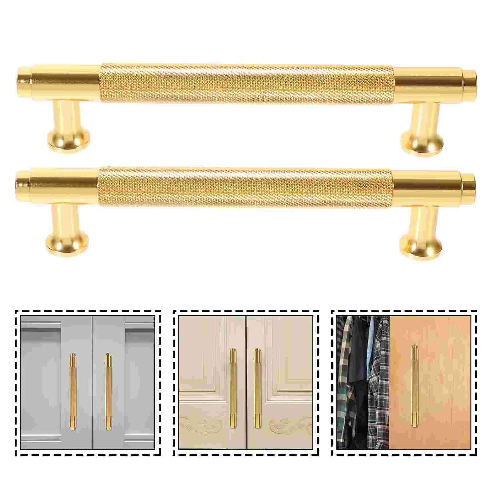 

2Pcs Cabinet Pulls Drawer Handles Kitchen Cupboard Handles Metal Cabinet Handles