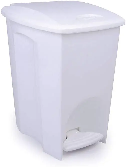 

Trash with Plastic Pedal Old Gold 15 L
