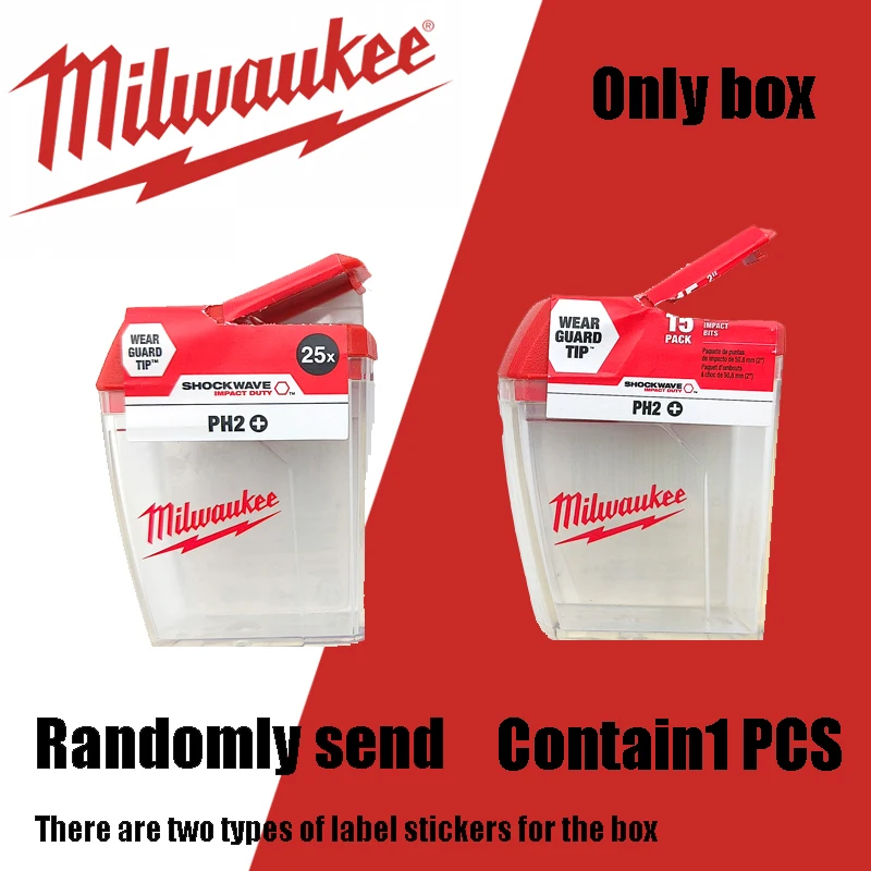 

Milwaukee PH2, оригинальная маленькая коробка, хорошая герметизация, антикоррозийная насадка для хранения, запасные части, коробка для аксессуаров для инструментов