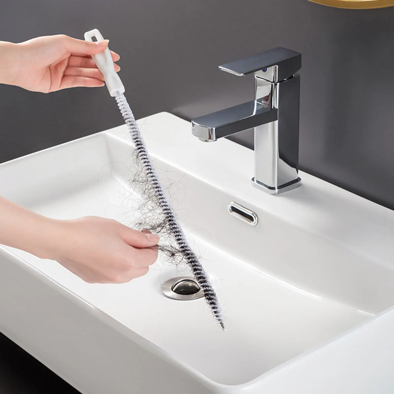 

Household Pool Cleaning And Anti Blocking Tool Pipe Dredge Basin High Quality 45cm ABS Bathroom Durable Kitchen Drain Cleaner