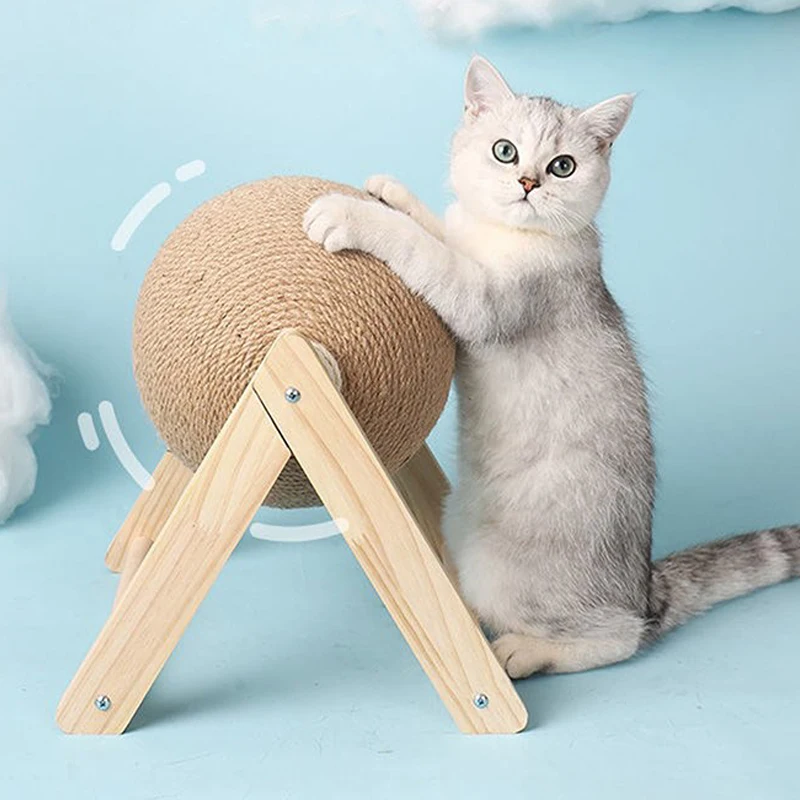 

Когтеточка для кошек, игрушка, котята, сизальная веревка, шаровая доска, шлифовальные лапы, игрушки, кошачья Когтеточка, износостойкая мебел...
