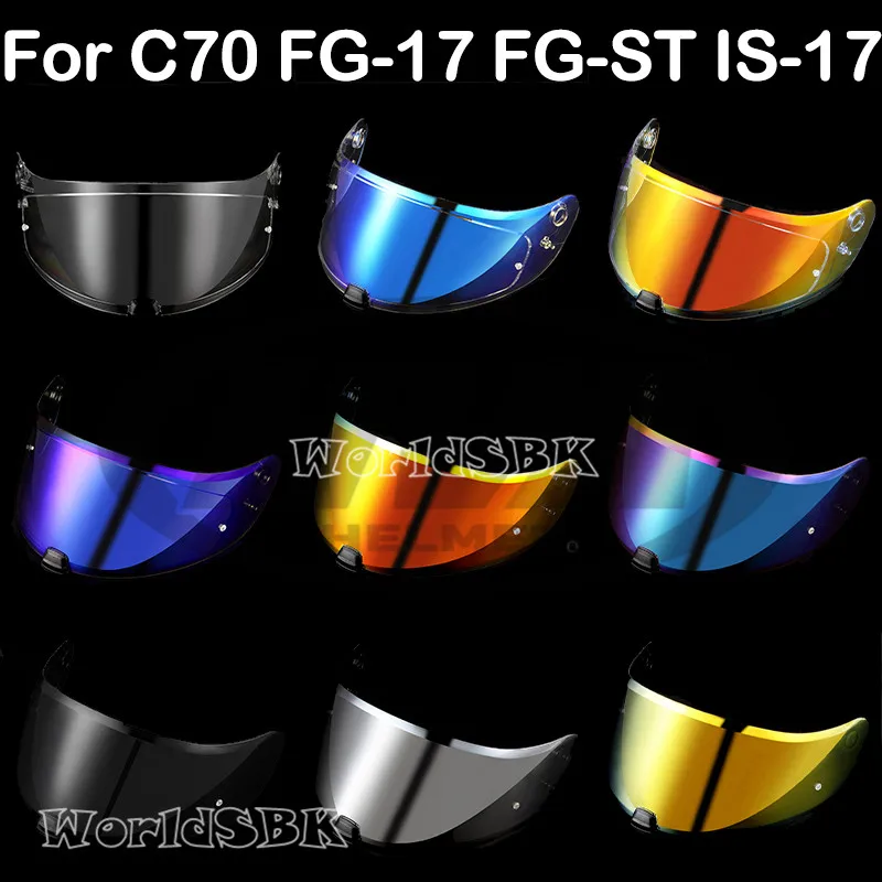 HJ20M Helmet Shield for HJC C70 IS-17  FG-17 FG-ST Motorcycle Helmet Visor Uv Protection Casco Moto Visera Sunshield enlarge