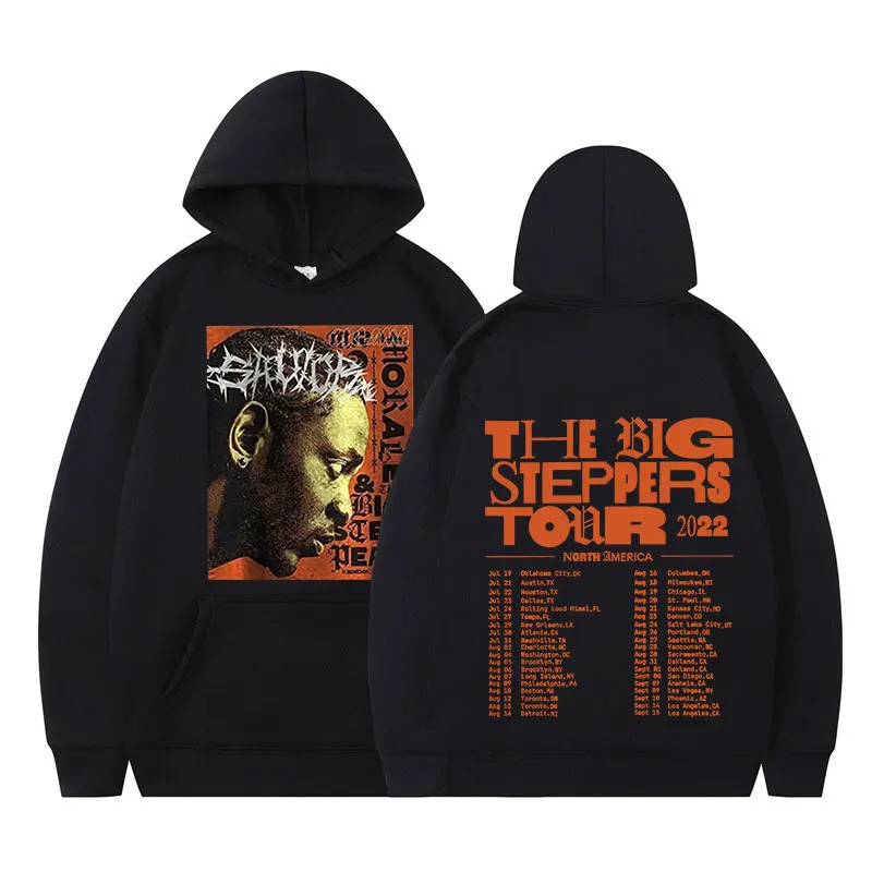 

Rapper Kendrick Lamar Hoodie Music Album Mr Morale & The Big Steppers 2022 Tour Print Sweatshirts Men's Hip Hop Streetwear Coats