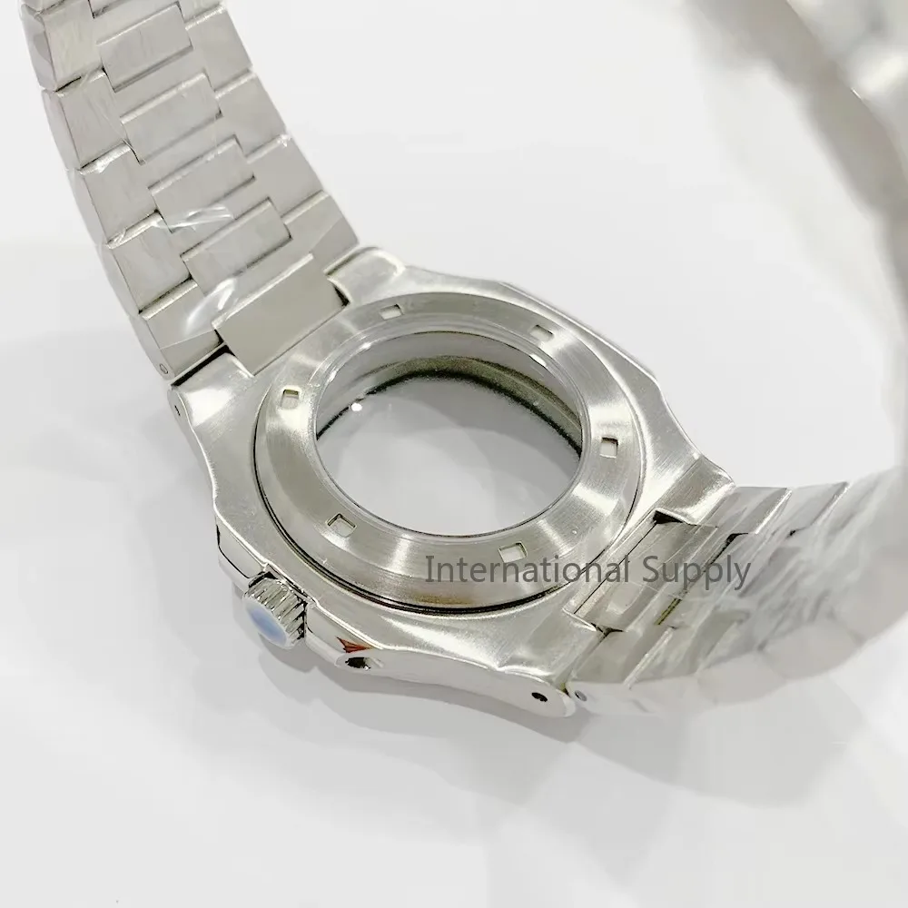 NH35 42 мм стальной корпус сапфировое стекло подходит для NH34 NH36 NH70 аксессуары часов