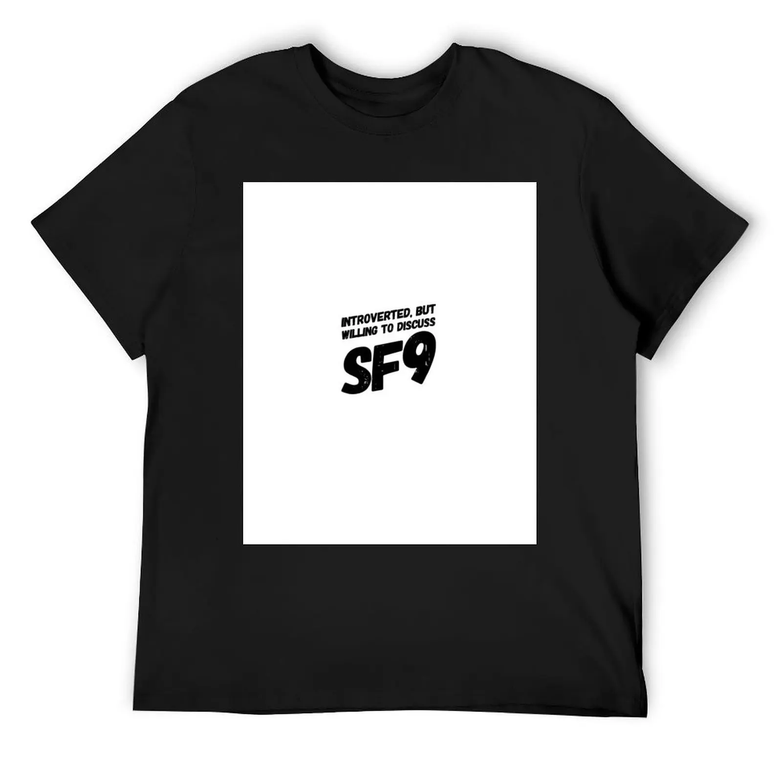 Интровертированная готова чтобы обсудить футболку SF9 эстетическая одежда