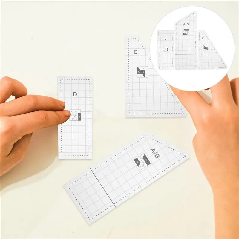 Прозрачные Акриловые Стёганые шаблоны 1 комплект |