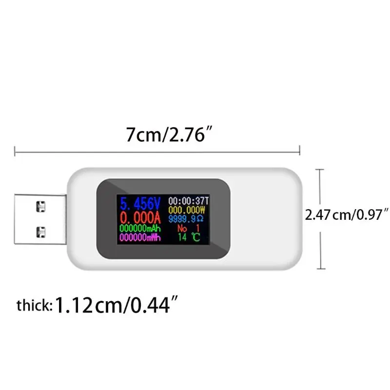 

USB тестер цифровой измеритель мощности тестер мультиметр монитор тока и напряжения