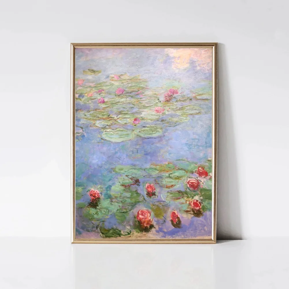 

Постер Клод Моне Импрессионистский пейзаж на холсте