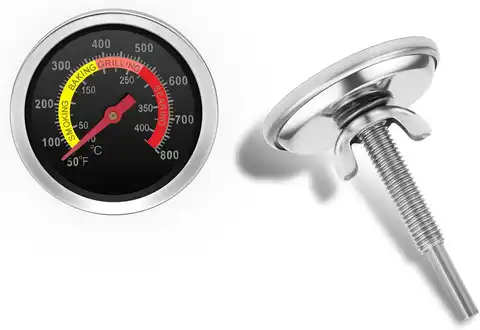 Термометр для барбекю, измеритель температуры из нержавеющей стали, 50-800 ° F, 10-400 градусов Цельсия, для гриля, барбекю