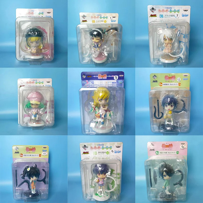 Модельная коробка Bakemonogatari EX GASHAPON Kissshot Acerolaorion Сердцевидное лезвие сенджогахара Hitagi Karen Araragi Q Version, игрушки