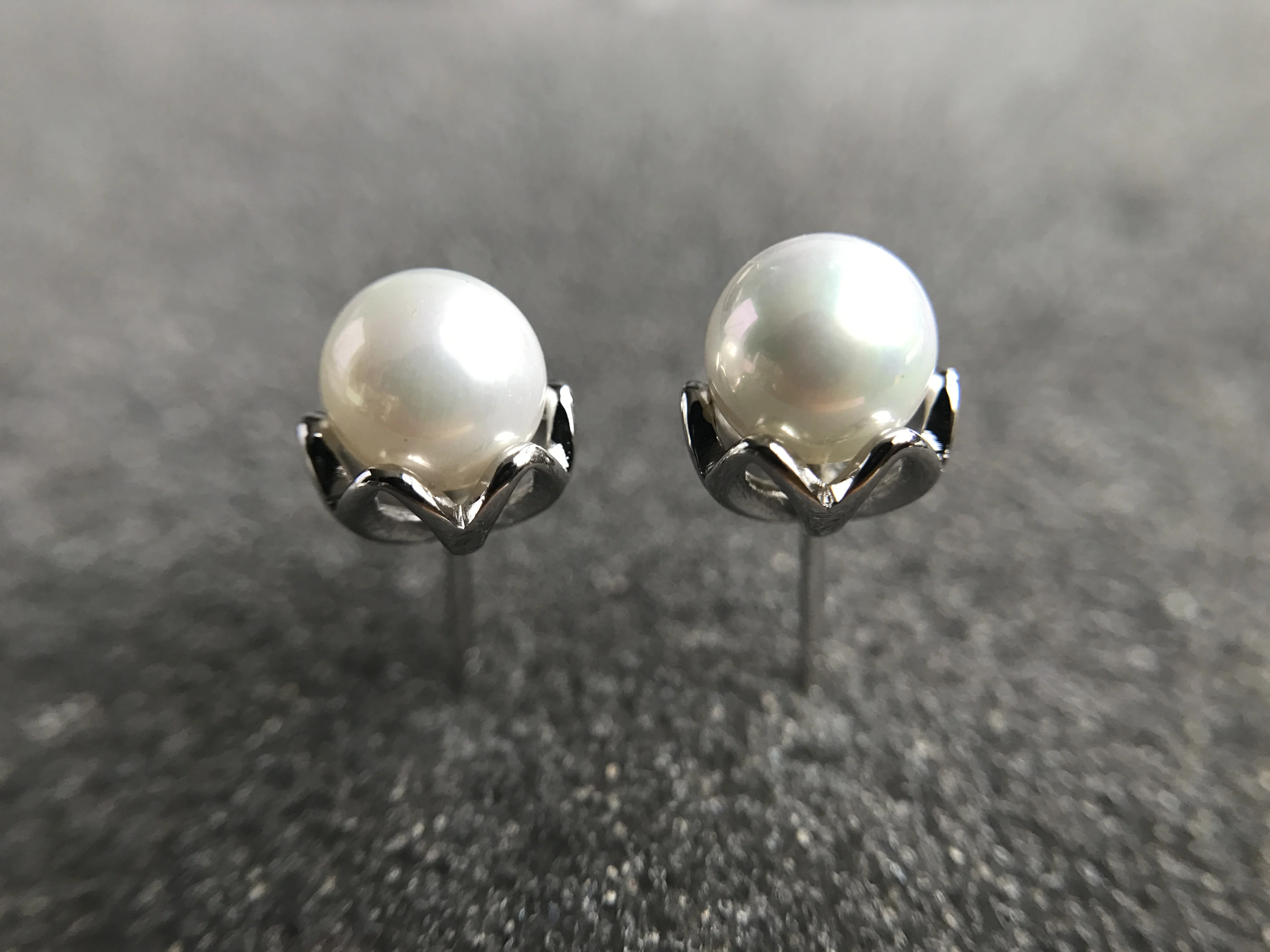 Роскошные серьги высокого качества с белым жемчугом из чистого серебра 925 модные