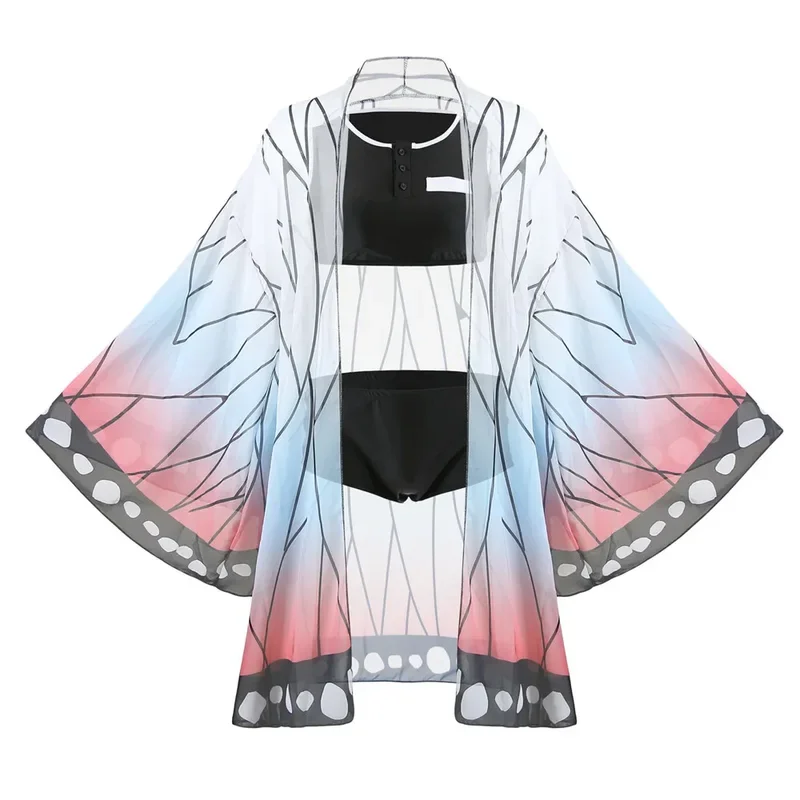 Купальник аниме Demon Kochou Shinobu Kamado Tanjirou Косплей Костюм Кимоно Agatsuma Zenitsu сексуальное