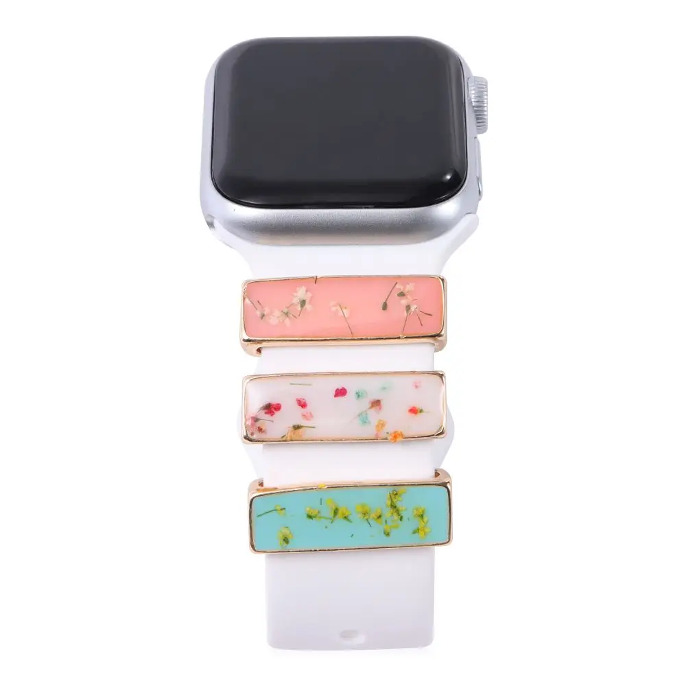 Новинка браслет для часов Apple Watch металлический Шарм декоративное кольцо в виде